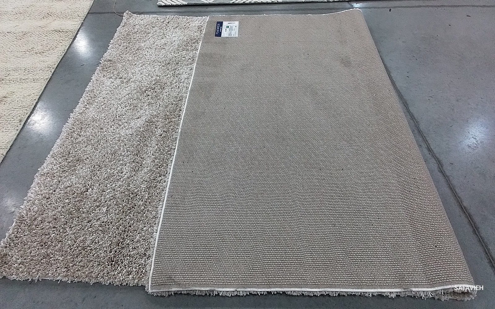 BEIGE 6′-7″ x 9′-6″ Back Stain Rug, Reduced Price 1172805606 SG151-1313-7
