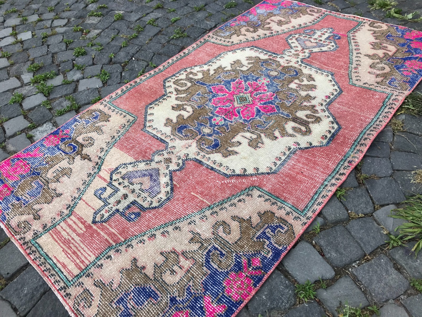 Handmade Rug Turkish Area Rug Vintage Rug Oushak Rug Antique Rug Bohemian Rug