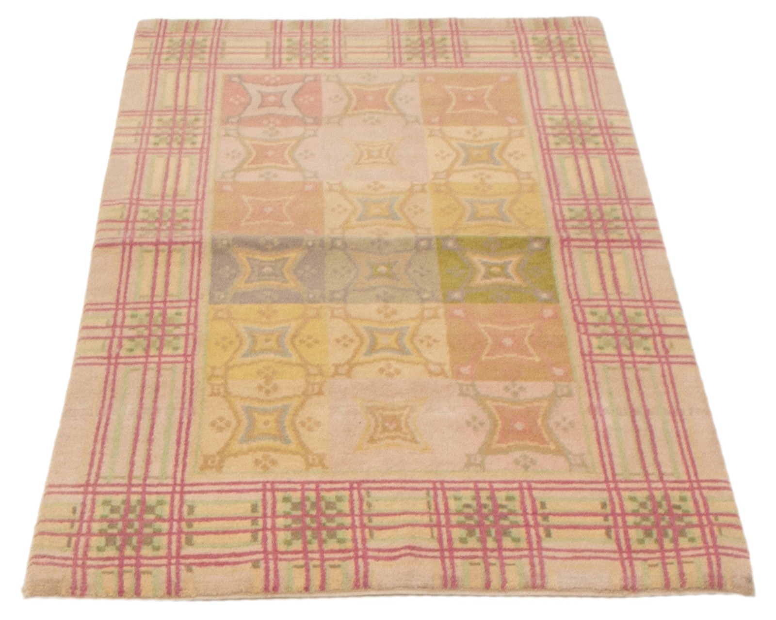 Hand Knotted Area Rug 3’0″ x 5’0″ Traditional Oriental Wool Carpet
