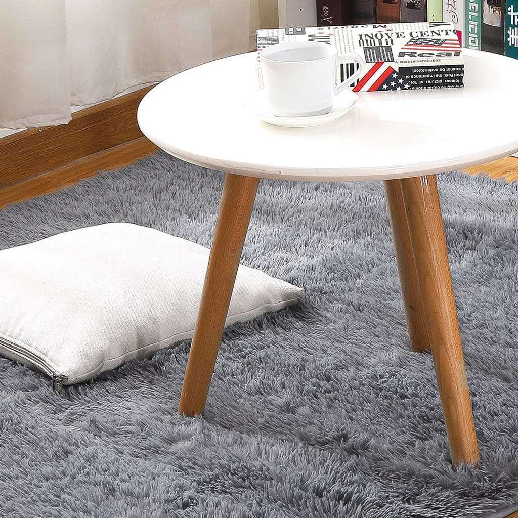 Soft Faux Fur Fluffy Shag Area Rug Long Pile Non-Skid Furry Carpet Bedroom Plush