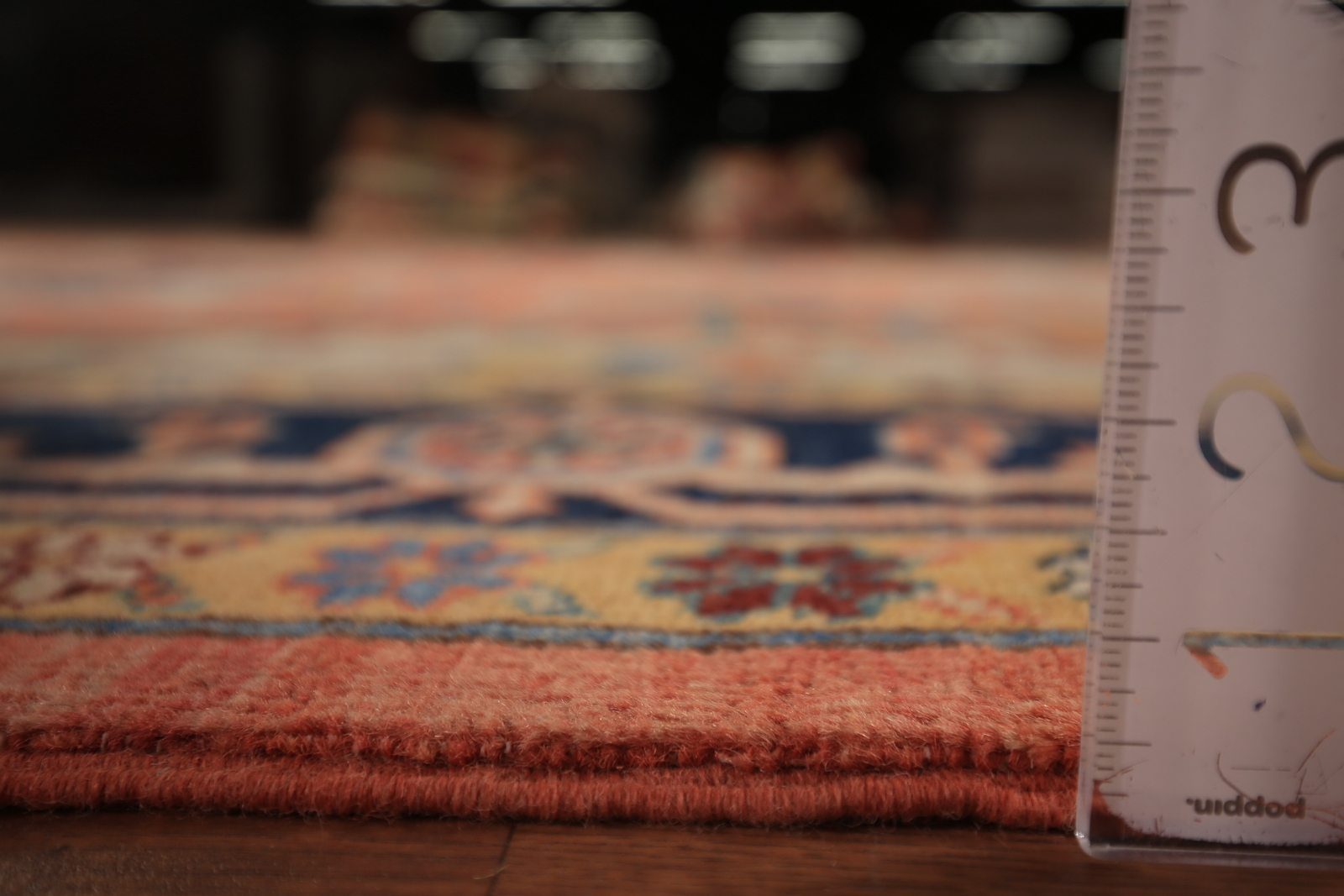 Rust Heriz Serapi Beauty Hand-made Oriental Living Room Carpet in Wool 9×11 ft
