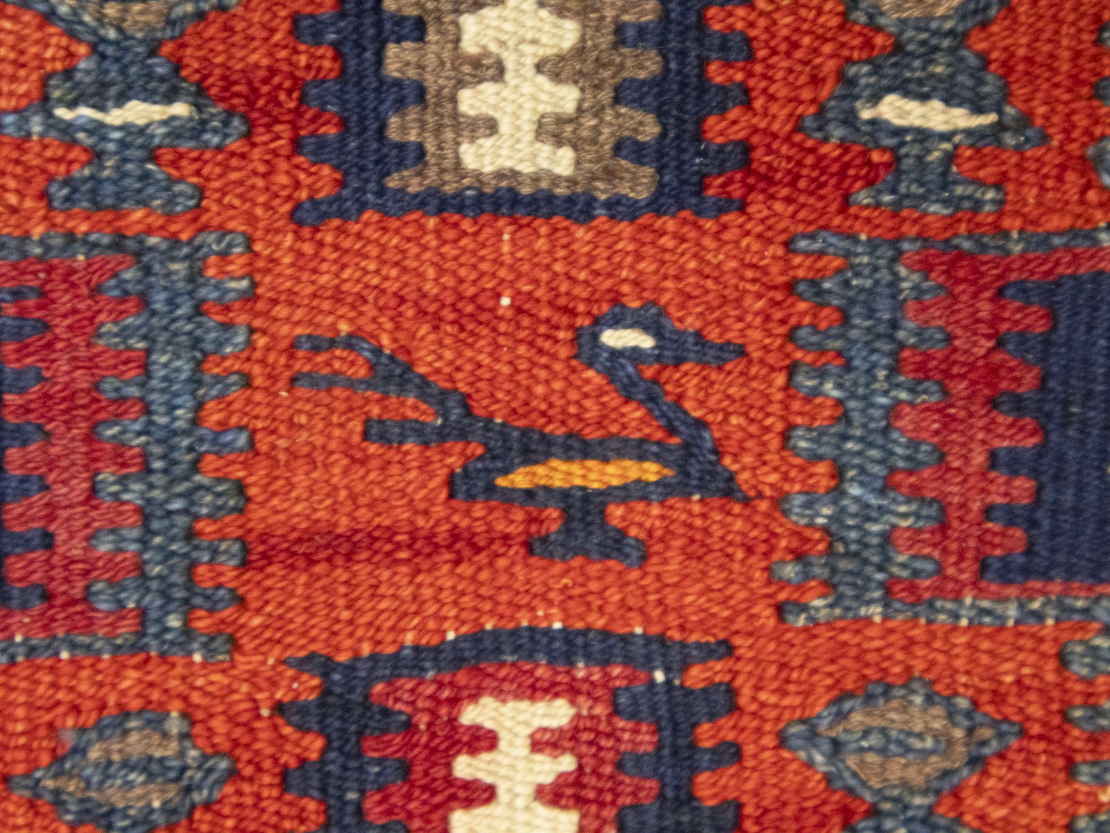 Multicolored Kilim Runner Rug Flat-Weave Tribal Oriental Hallway Carpet 4X9 ft