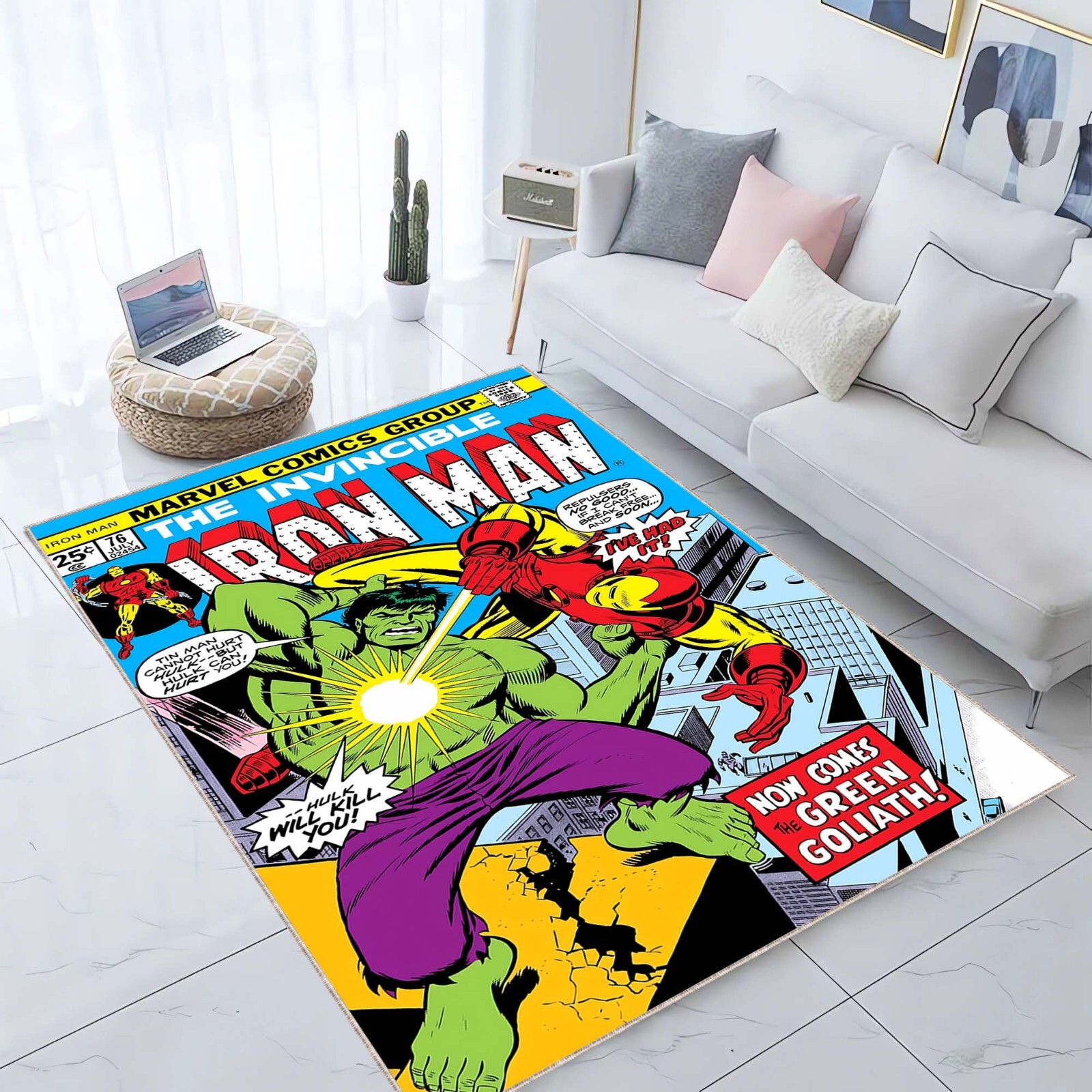 Iron Man, Hulk, Comic Cartoon Books Cover, Books First Number, Fantastic Retro