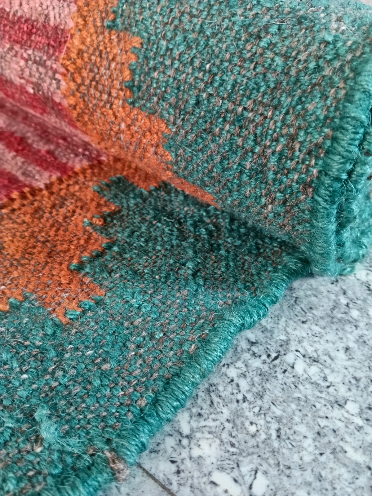 Vintage Kilim Rug aztec kilim Runner Wool Jute Rug Southwestern Stair kilim rug