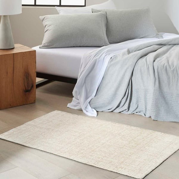 Calvin Klein Accent Rug 30″ X 45″ Tan/ Crème Pattern New With Tags