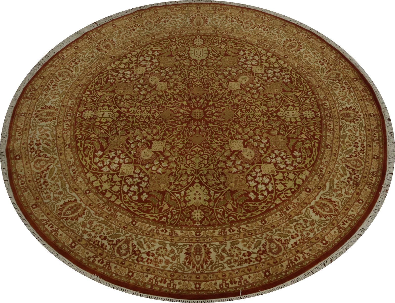 Luxurious Classic Style Ziegler Rug Round for a Cozy Living Space 6×6 Carpet