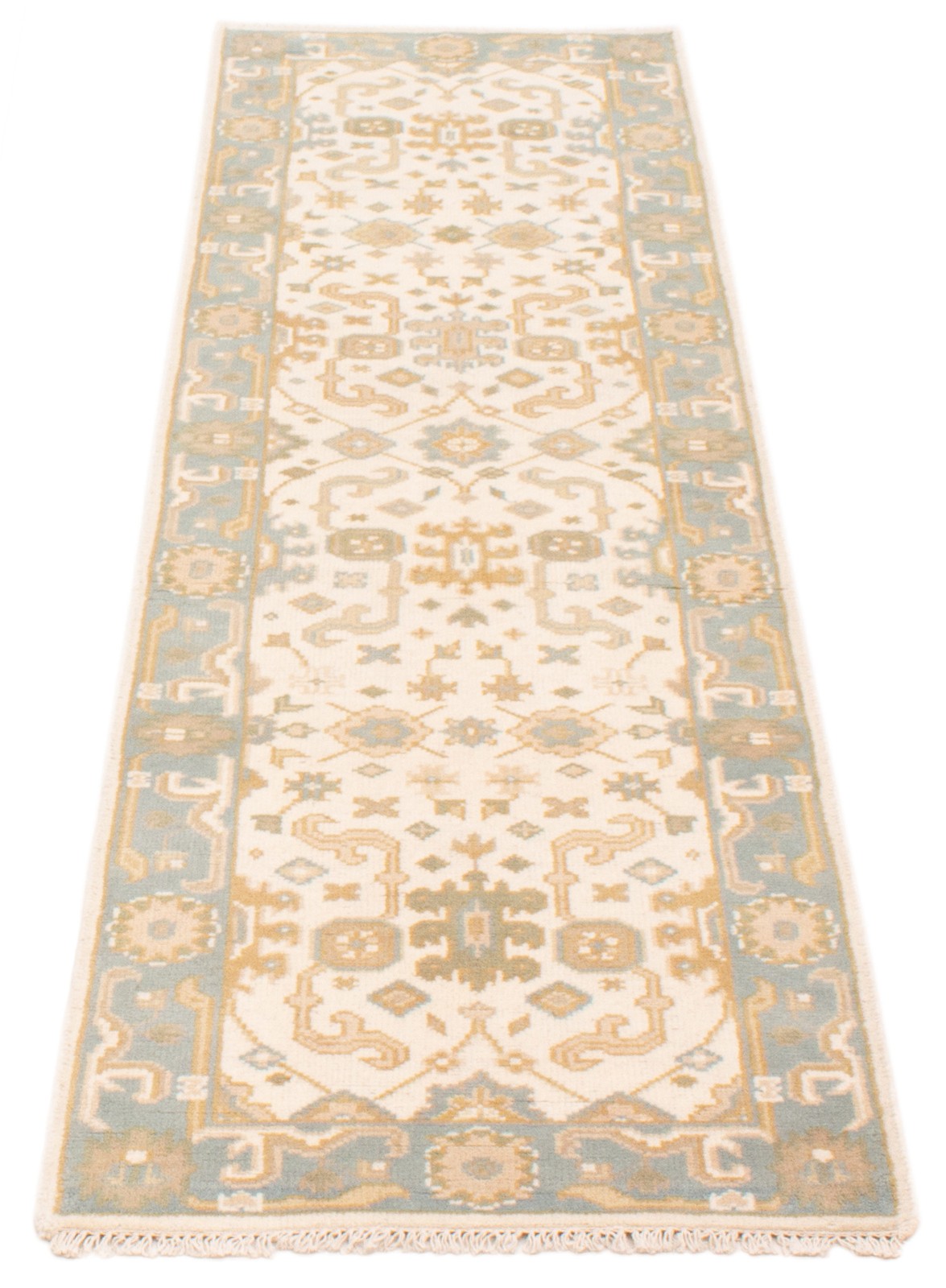 2’8″ x 9’10” Vintage Hand-knotted Runner Rug Traditional Oriental Wool Carpet
