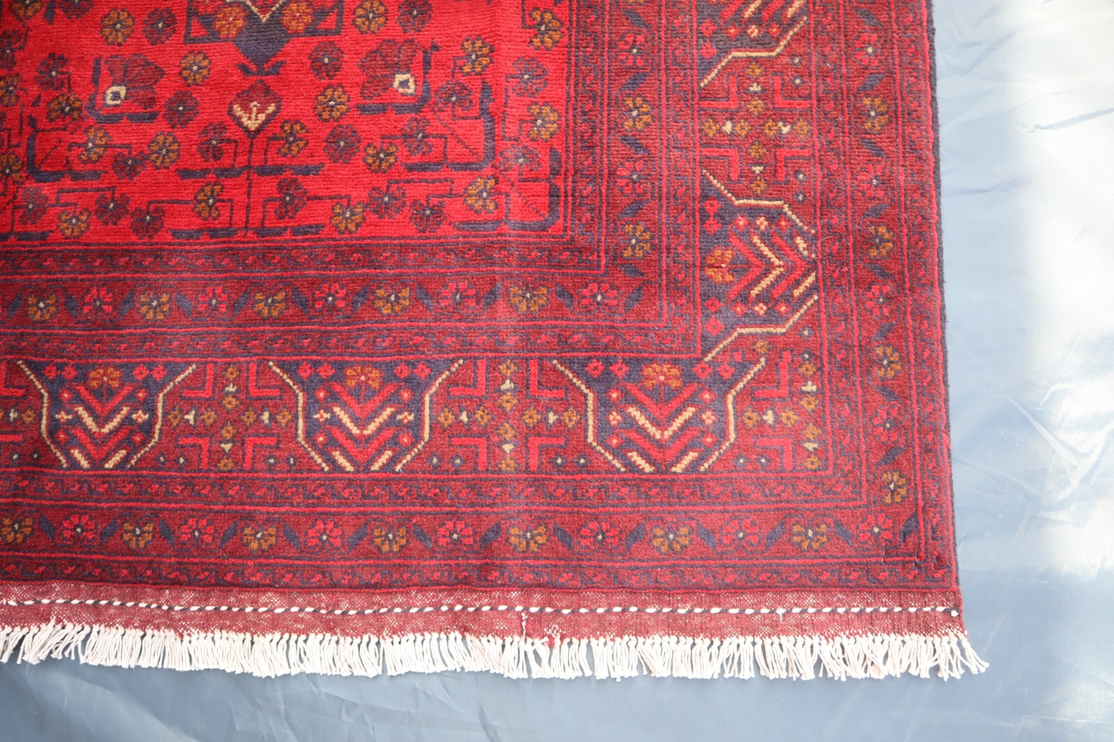 5’6×8 ft Afghan Hand Knotted Khal Mohammedi Rug, Living Room Bedroom Office Rug