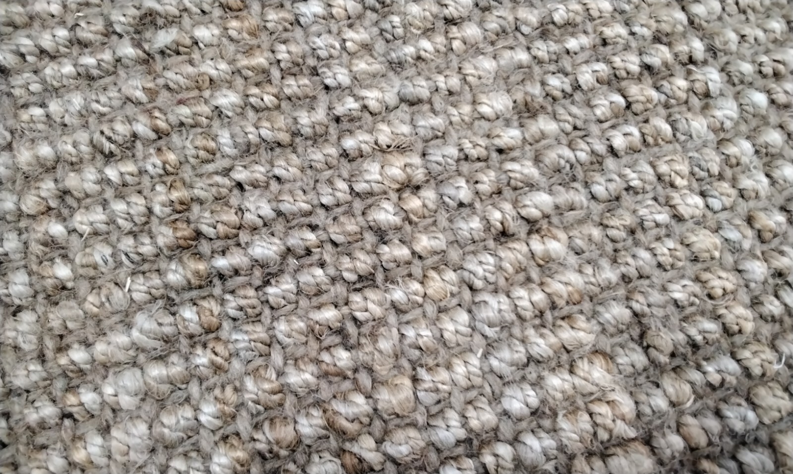 NATURAL 7′ X 7′ Square Damaged Binding Rug, Reduced Price 1172725594 NF447A-7SQ