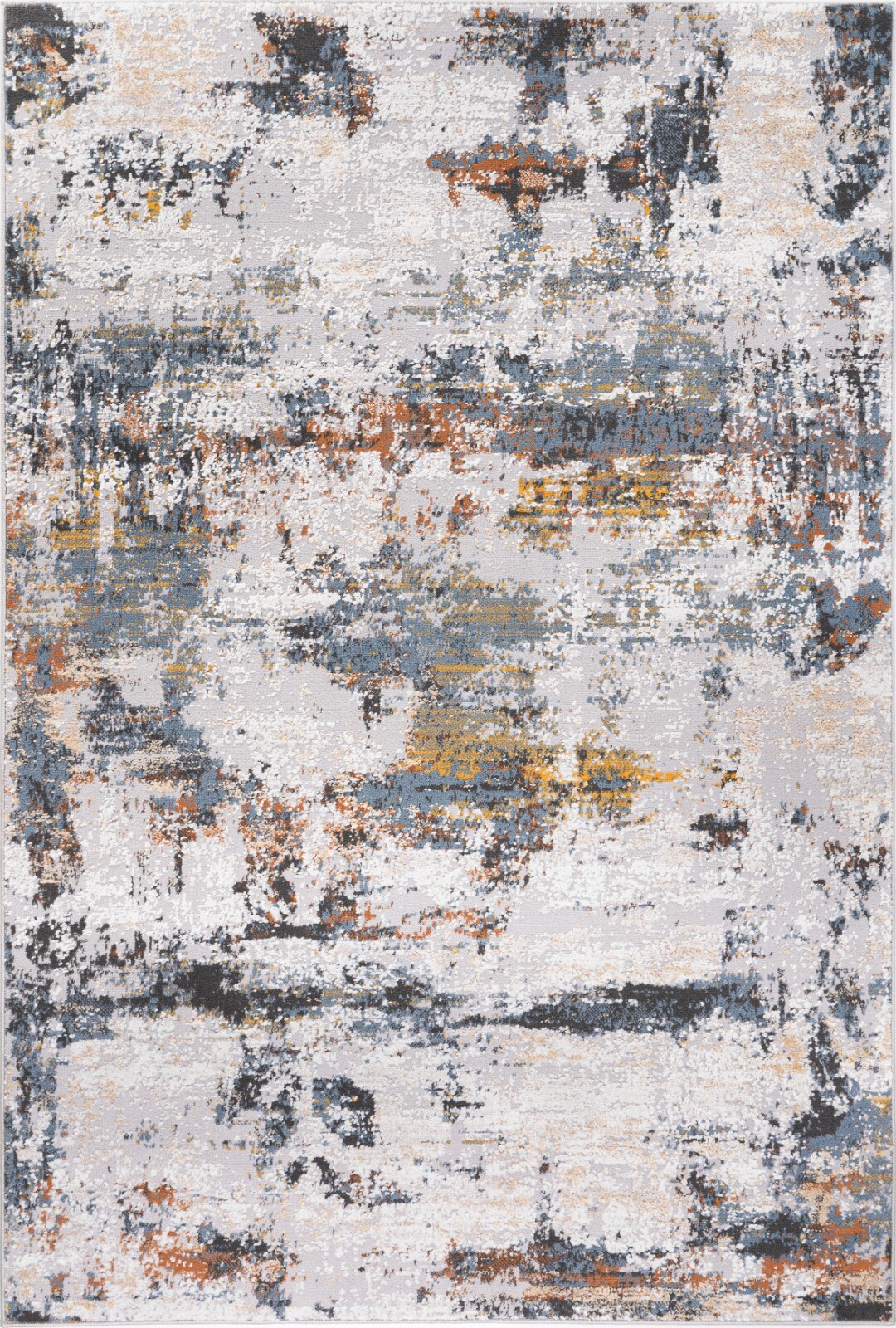 L’Baiet Elena Blue Distressed 4 ft. x 6 ft. Area Rug