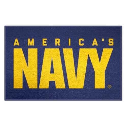 6029 MIL – U.S. Navy Starter Mat Accent Rug – 19in. x 30in. | Sports Modern