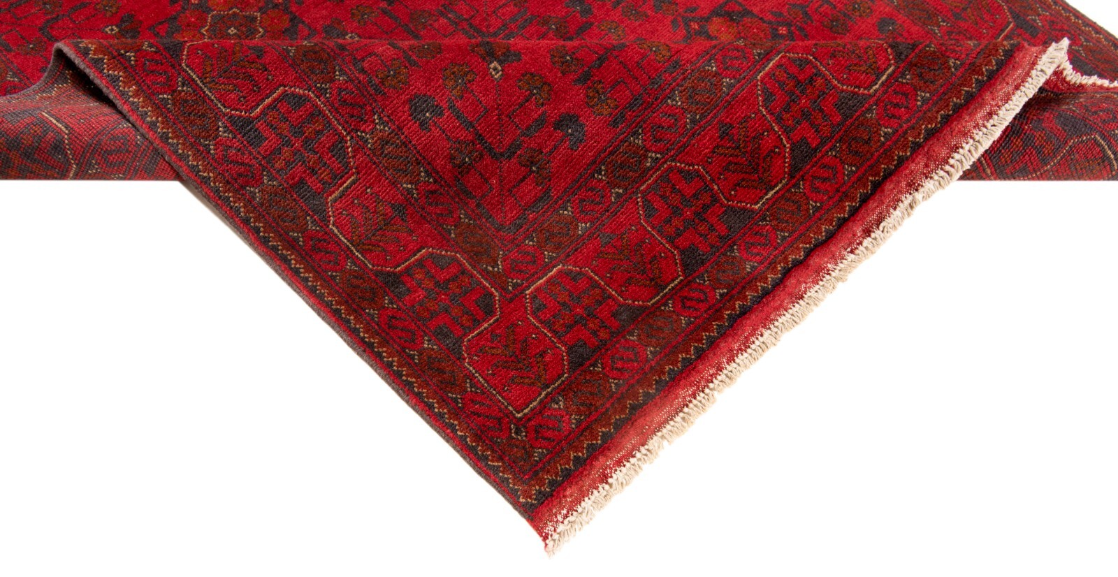 Afghan 77 3/16×51 5/8 in Handwoven Oriental Top Condition Oriental Carpet Rug