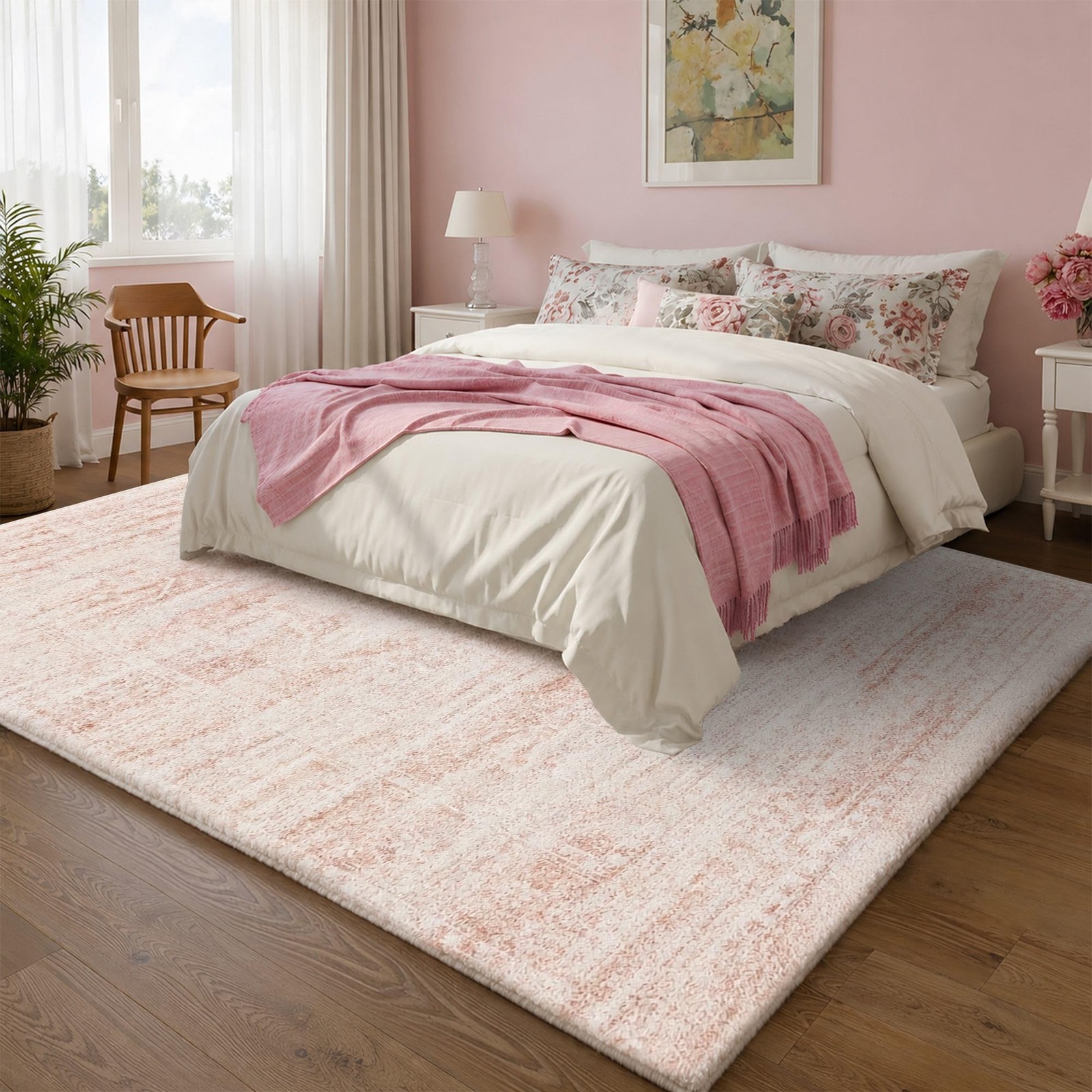 Best Ultra Soft Thick Plush Bounce-Back,5×7 Area Rugs for Living Room, High Pile