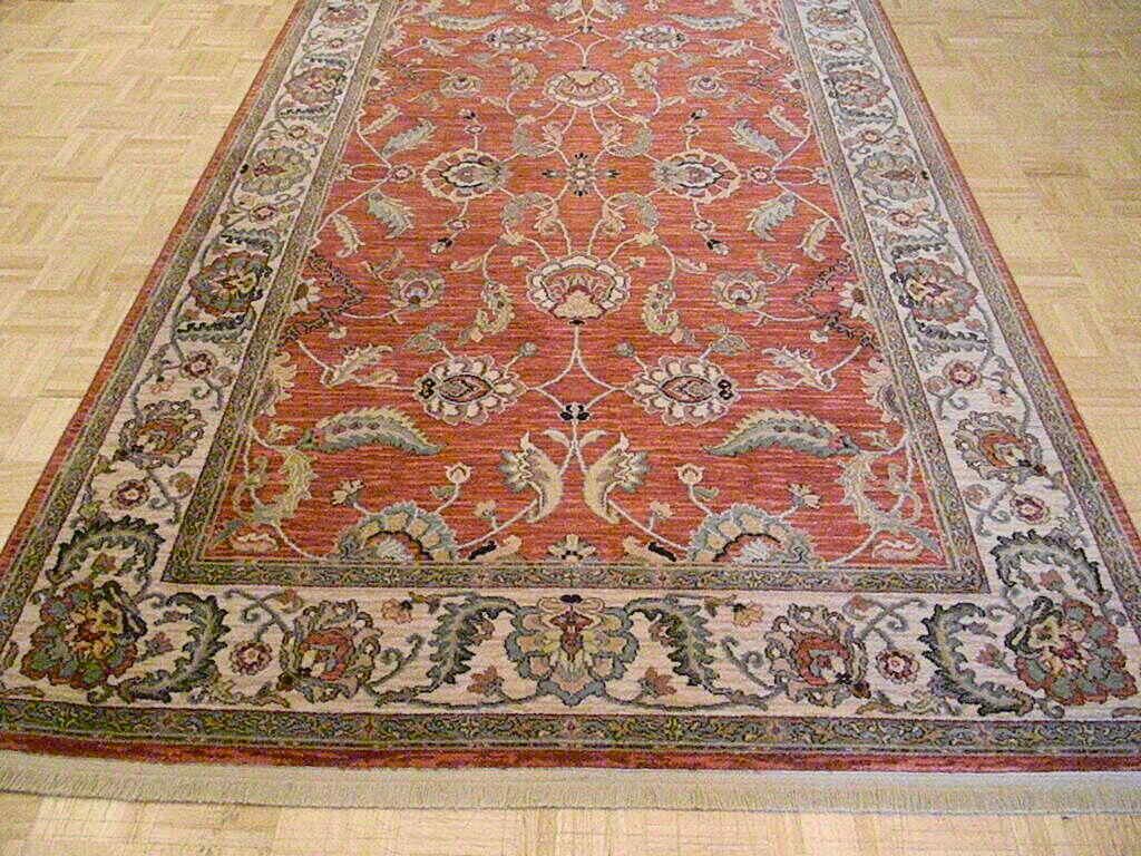 6×9 KARASTAN ASHARA RED AGRA 549 – 15002 – 100% WOOL RUG BRAND NEW