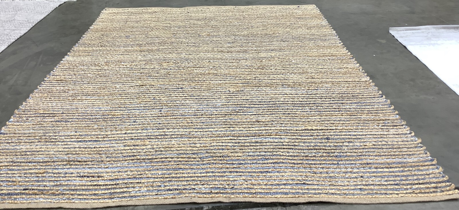 NATURAL / BLUE 8′-0″ x 10′-0″ Flaw in Rug, Reduced Price 1172679201 CAP307M-8