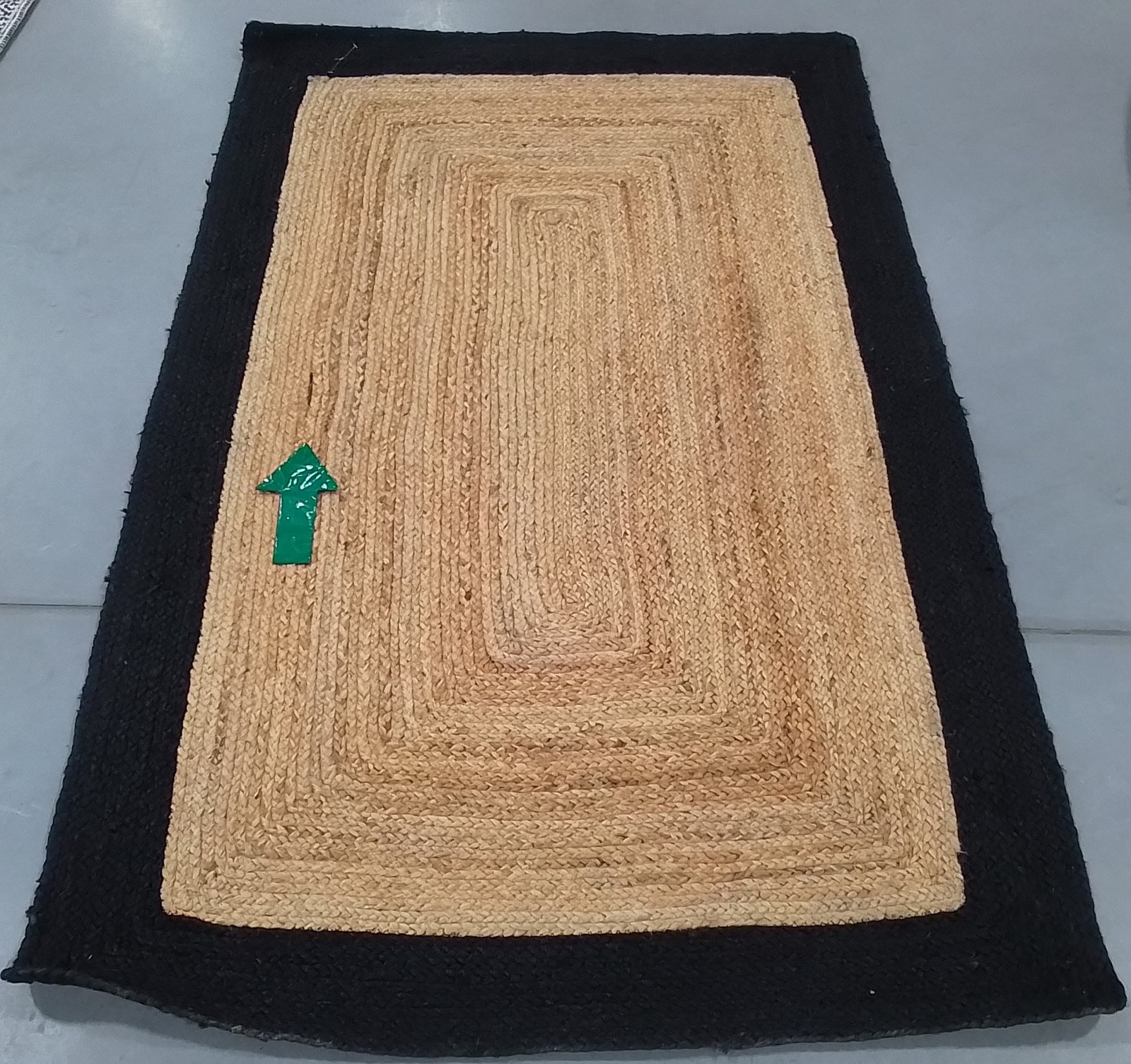NATURAL/BLACK 3′-0″ x 5′-0″ Broken Thread Rug Reduced Price 3172810739 NFB852Z-3