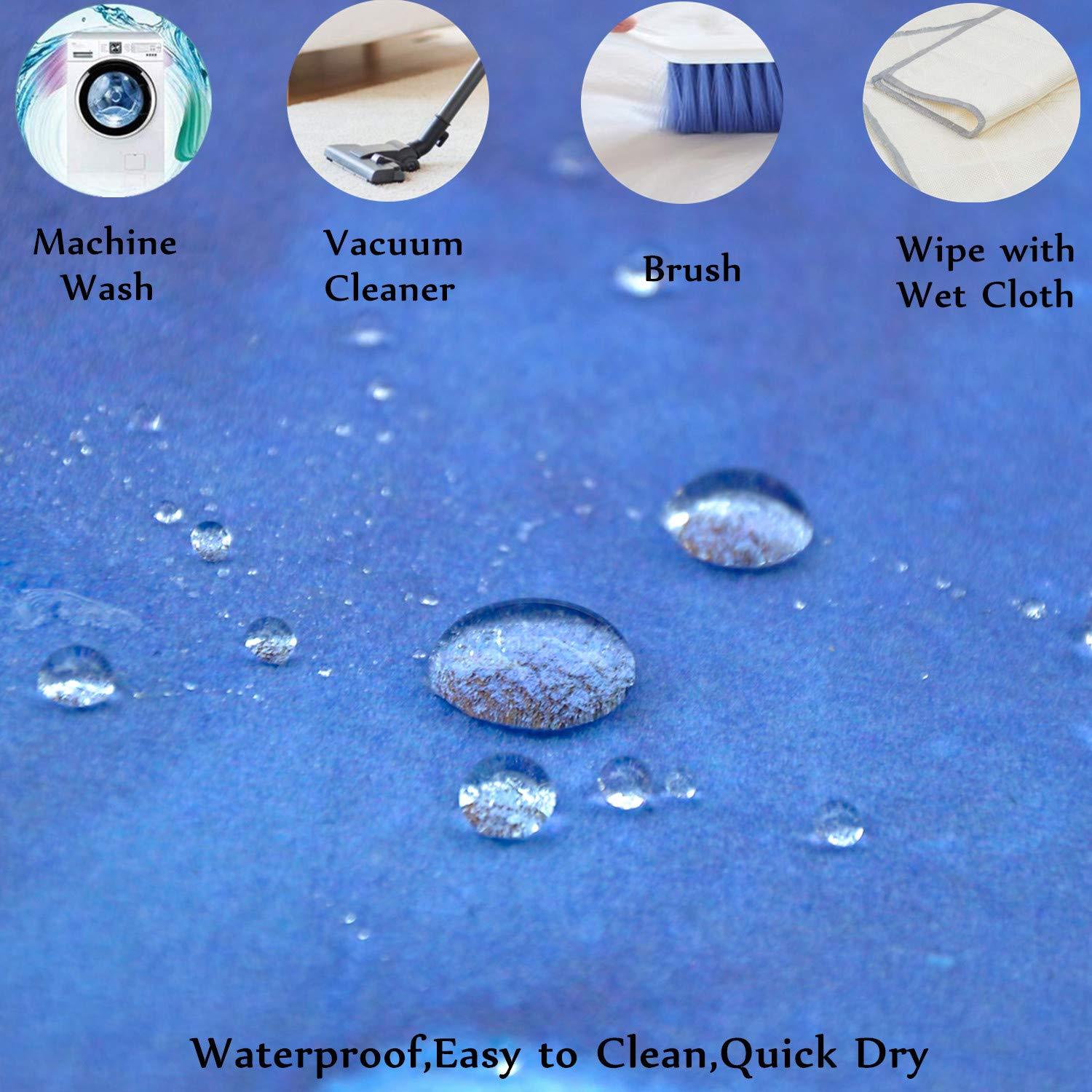 White & Grey Marble Texture Design Kitchen Area Rugs Living Room Floor Mat Rug