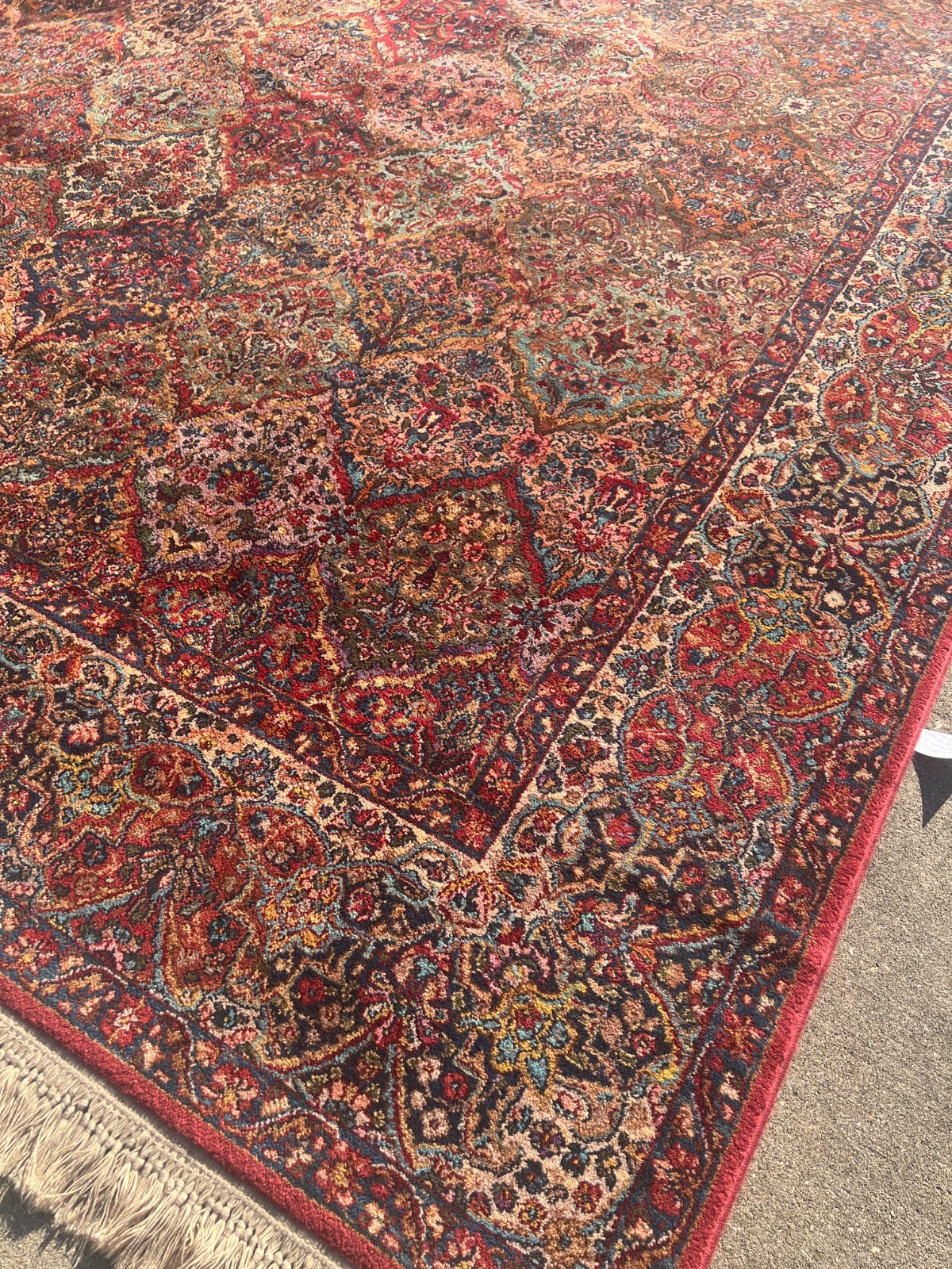 10′ x 14’3″ Karastan Kirman Design Oriental Rug – Full Pile – Made in USA