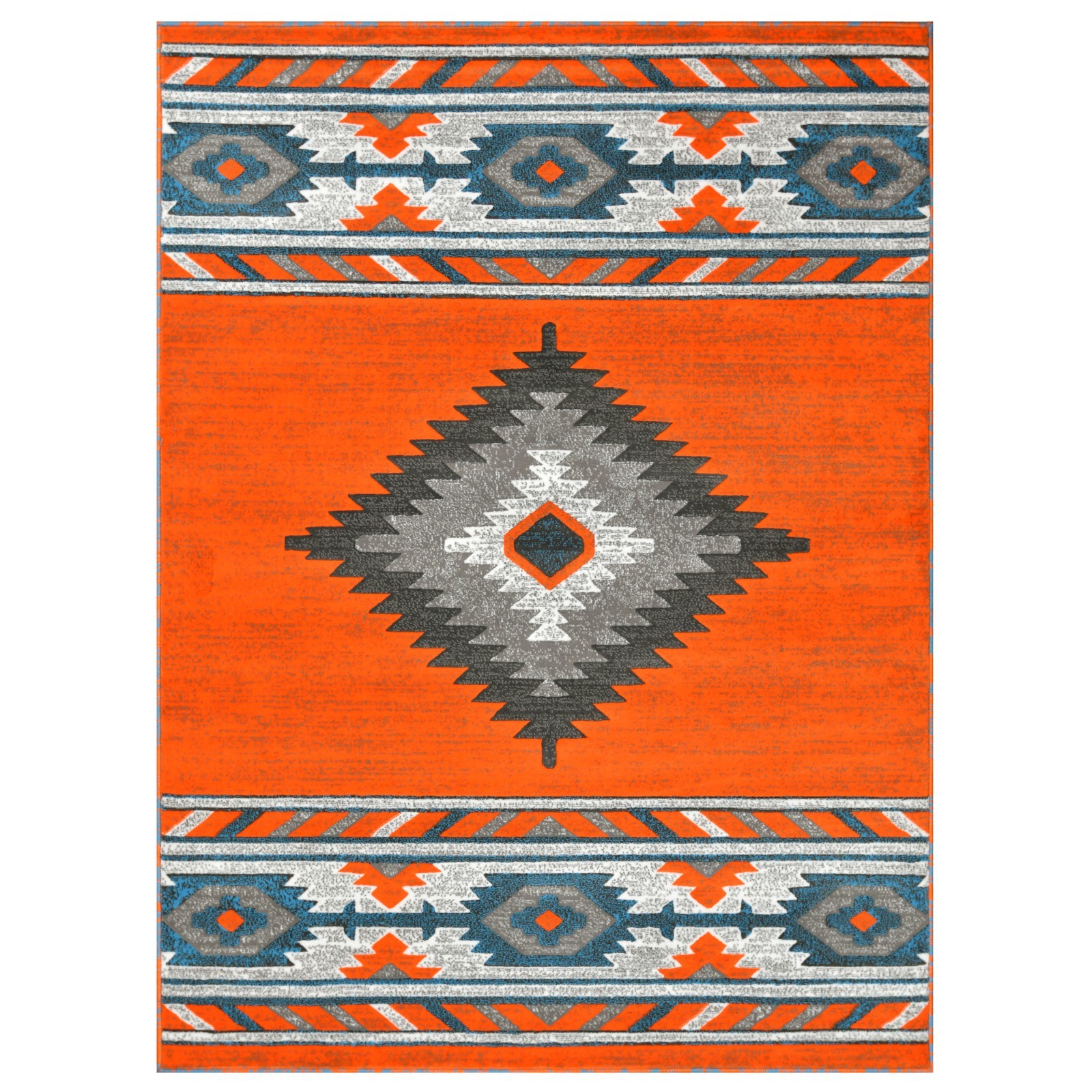 YHSF South West Native American Tribal Area Rug Easy Clean Thick Durable Soft