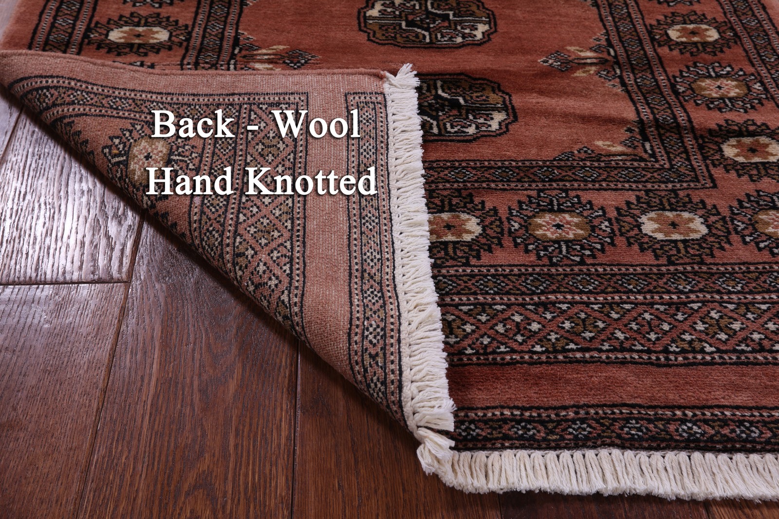 Rust Signed Silky Bokhara Hand-Knotted Wool Rug 2′ 7″ X 3′ 6″ – Q23854