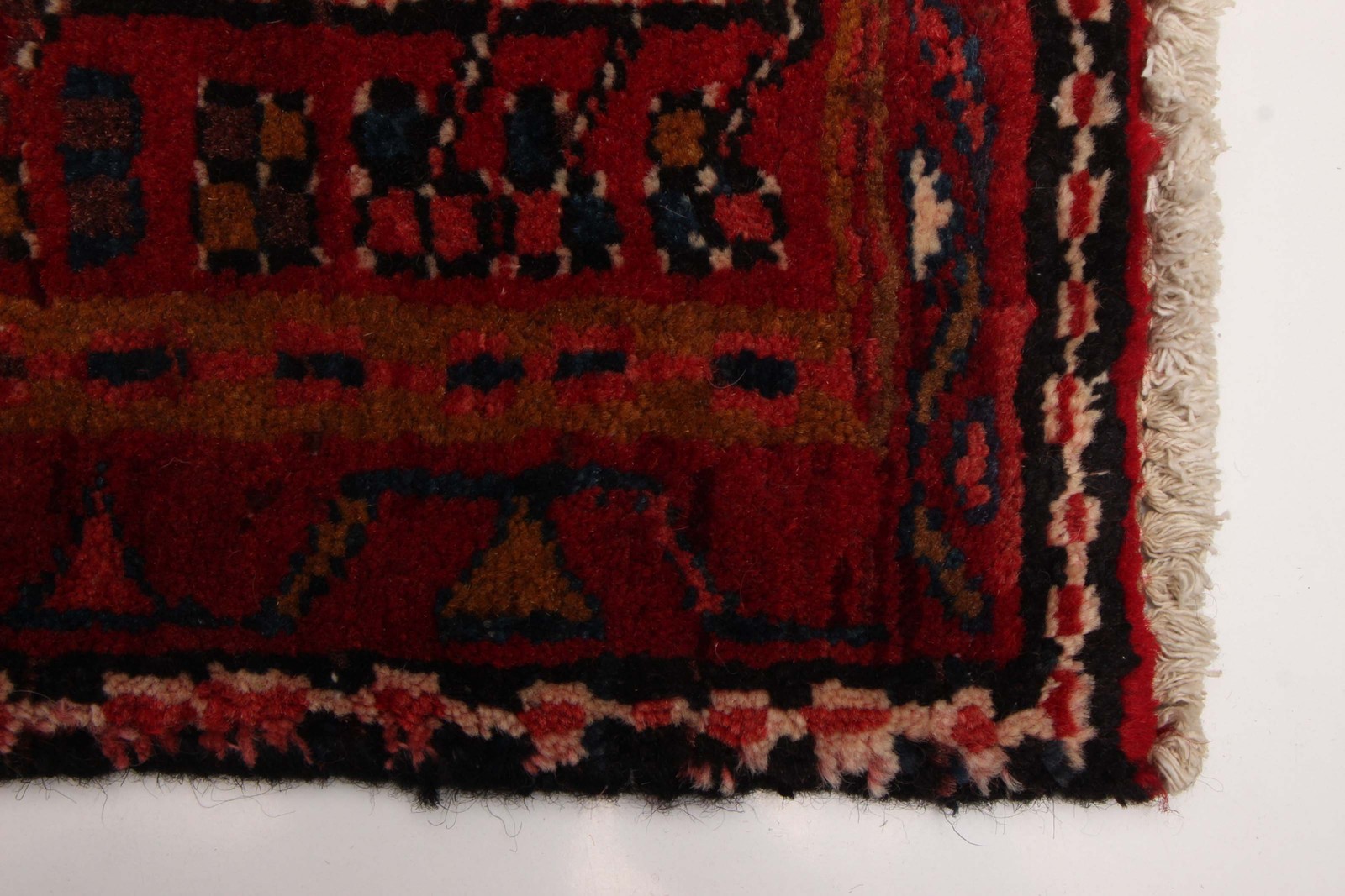 2’6″ x 6’5″ Vintage Hand-knotted Runner Rug Traditional Oriental Wool Carpet