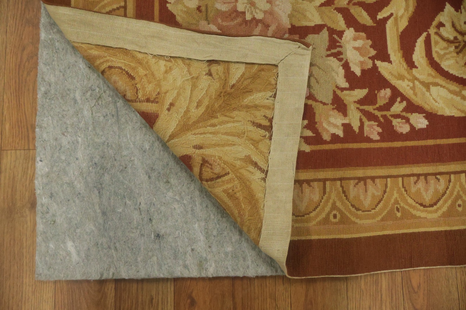 Chinese Aubusson Tapestry Area Rug 9×12 Living Room Needle-Point Oriental Carpet