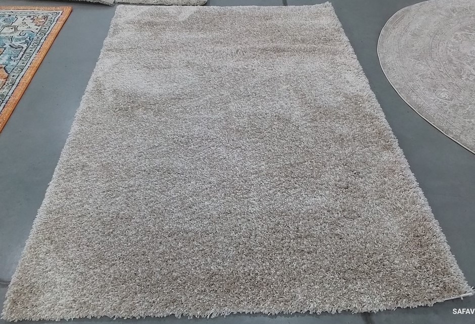 BEIGE 5′-3″ x 7′-6″ Back Stain Rug, Reduced Price 1172806816 SG151-1313-5