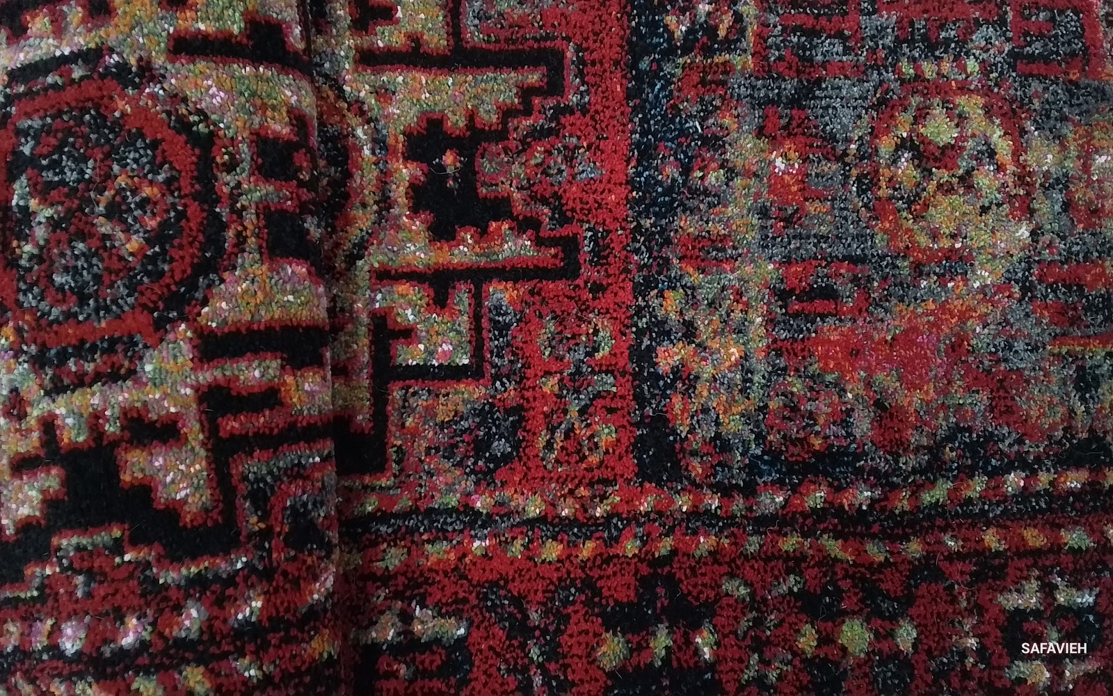 RED/MULTI 2′-3″ x 14′-0″ Pulled Thread Rug, Reduced Price 1172808720 VTH213A-214