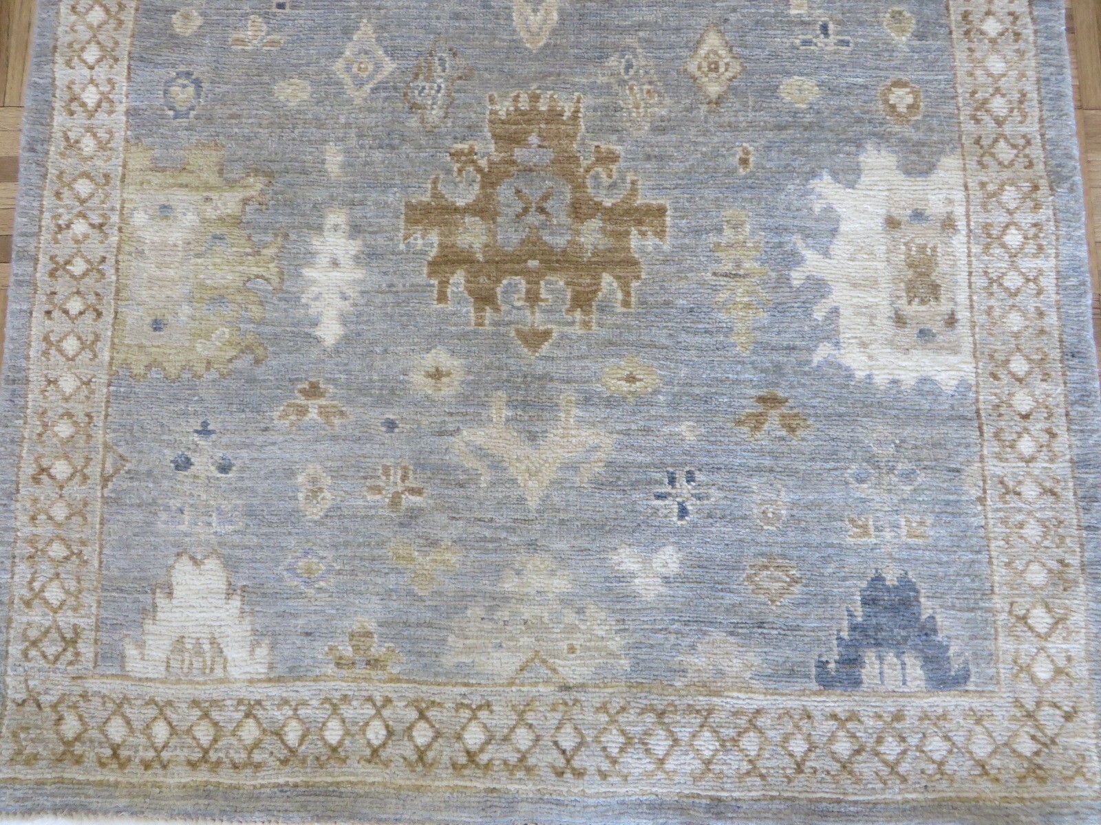 2’10 x 12’1 Runner Hand Knotted Gray Peshawar Oriental Rug G14334