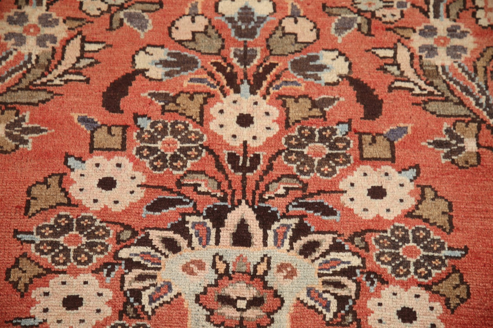 Floral Bird Design Living Room Rug 5×11 Wool Hand-knotted Classic Vintage Carpet