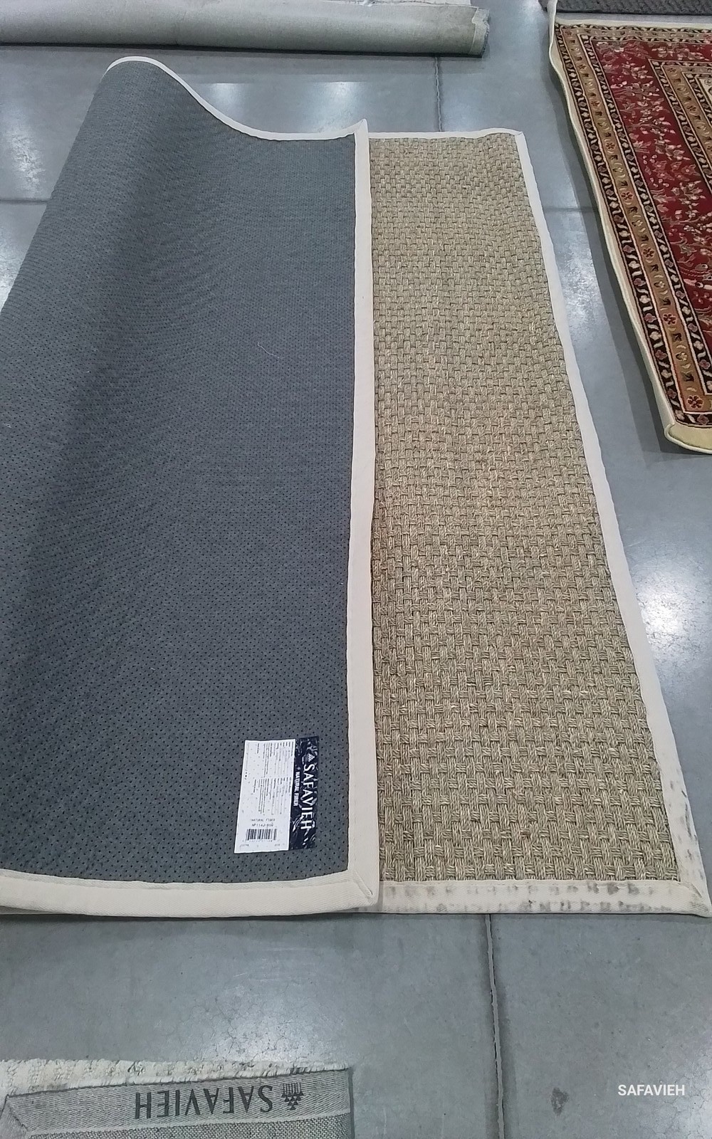 NATURAL / IVORY 8′-0″ x 8′-0″ Stained Rug, Reduced Price 1172807656 NF114J-8SQ
