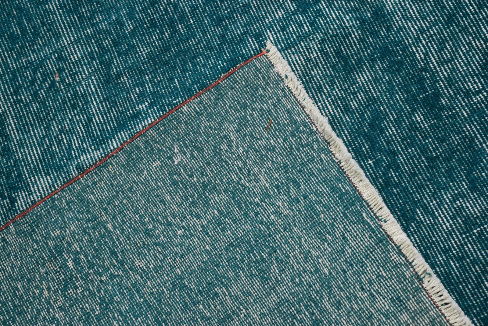 5,4×5,3 ft Area Vintage Turkish Rug, Blue Oriental Wool Rug