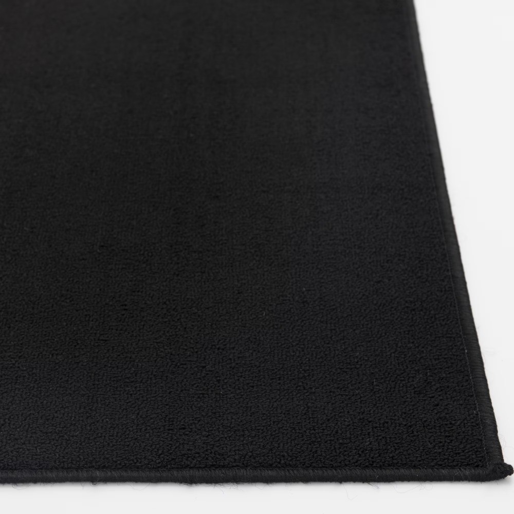 30 x 46 Inch Indoor Utility Accent Rug, Titan Black, Heavy Duty Durable Doormat