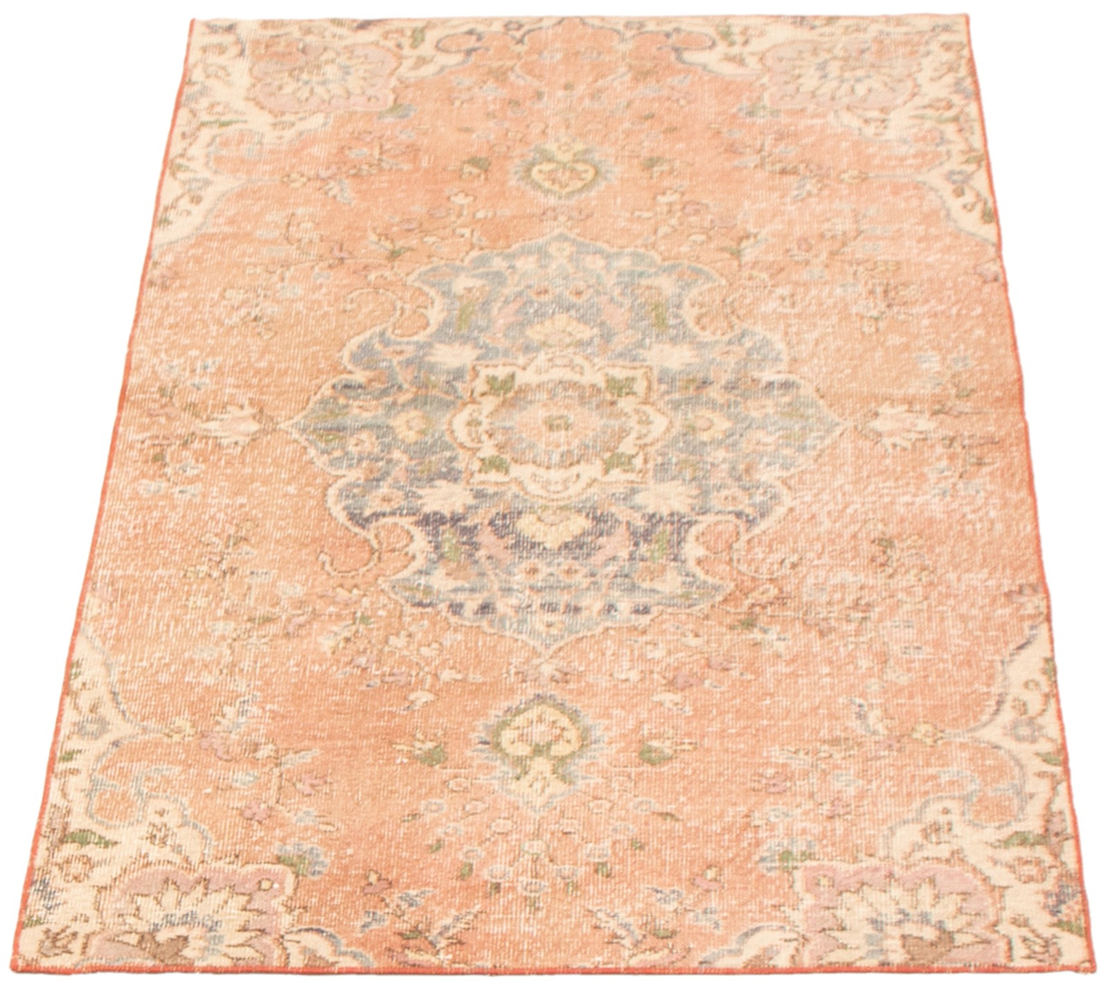 Traditional Vintage Hand-Knotted Area Rug 3’4″ x 6’2″ Oriental Wool Carpet