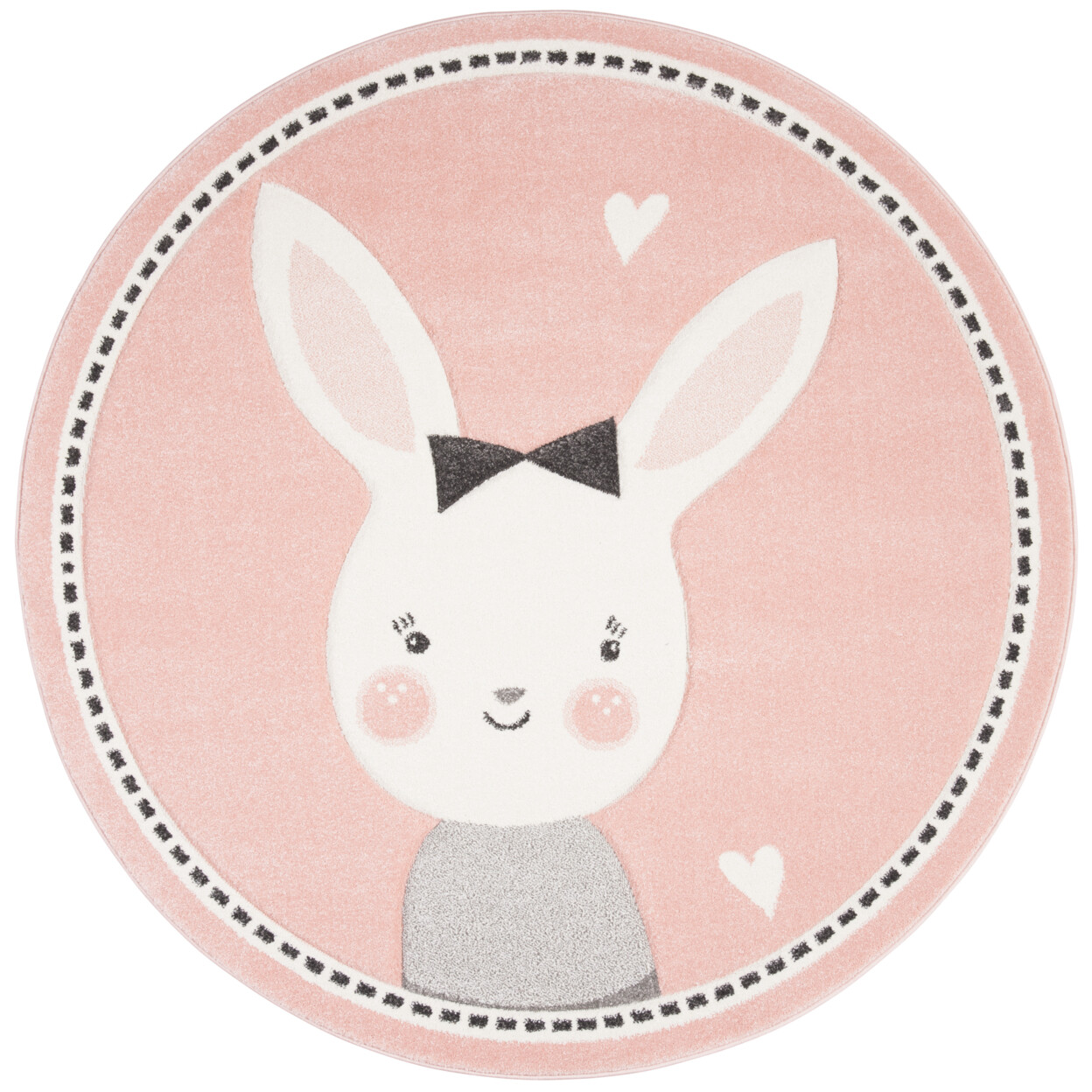 SAFAVIEH Carousel Kids Collection CRK166P Pink/Ivory Rug