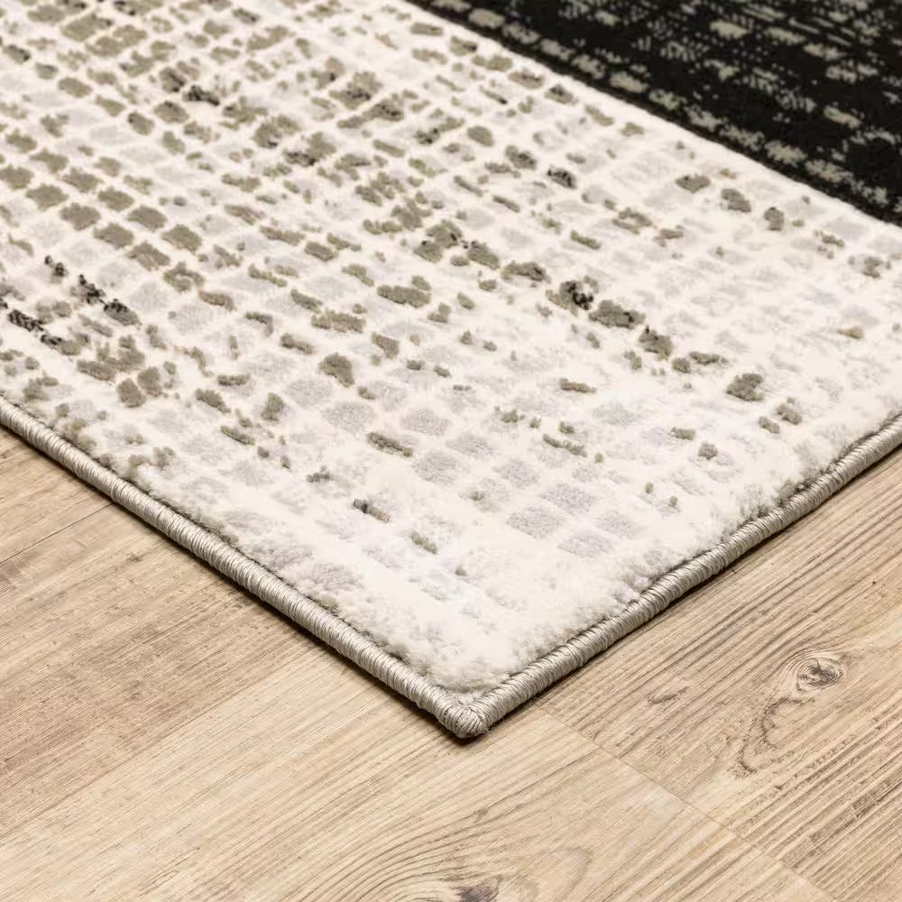 Home Decorators Collection Paramount Gray 7 Ft. X 10 Ft. Geometric Area Rug