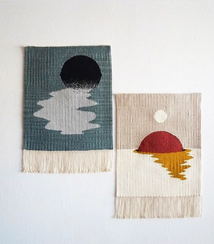 Carpet Wallhanging Double Geometric Design Colour Full Living Room Fine Material