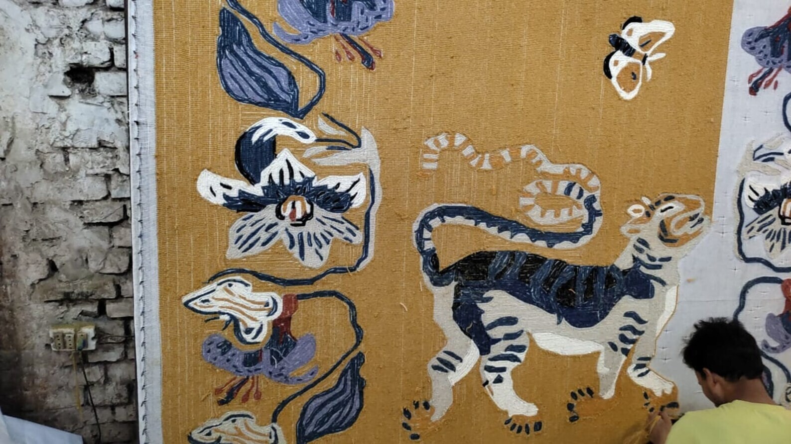 Sarah Gordon Rug Hand Tufted Flora & Fauna Rugs Bedroom, Rug For Living room