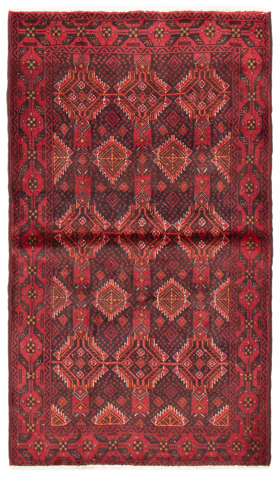 Traditional Vintage Hand-Knotted Area Rug 3’5″ x 6’3″ Oriental Wool Carpet