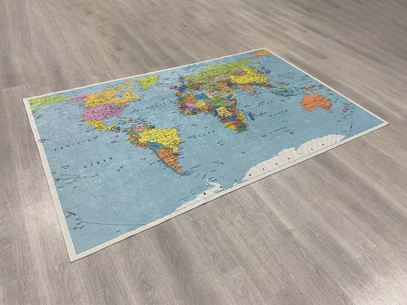 World Map Rug, Education Rug, Map Rug, World Map, Design Pattern Rug, Minimalist