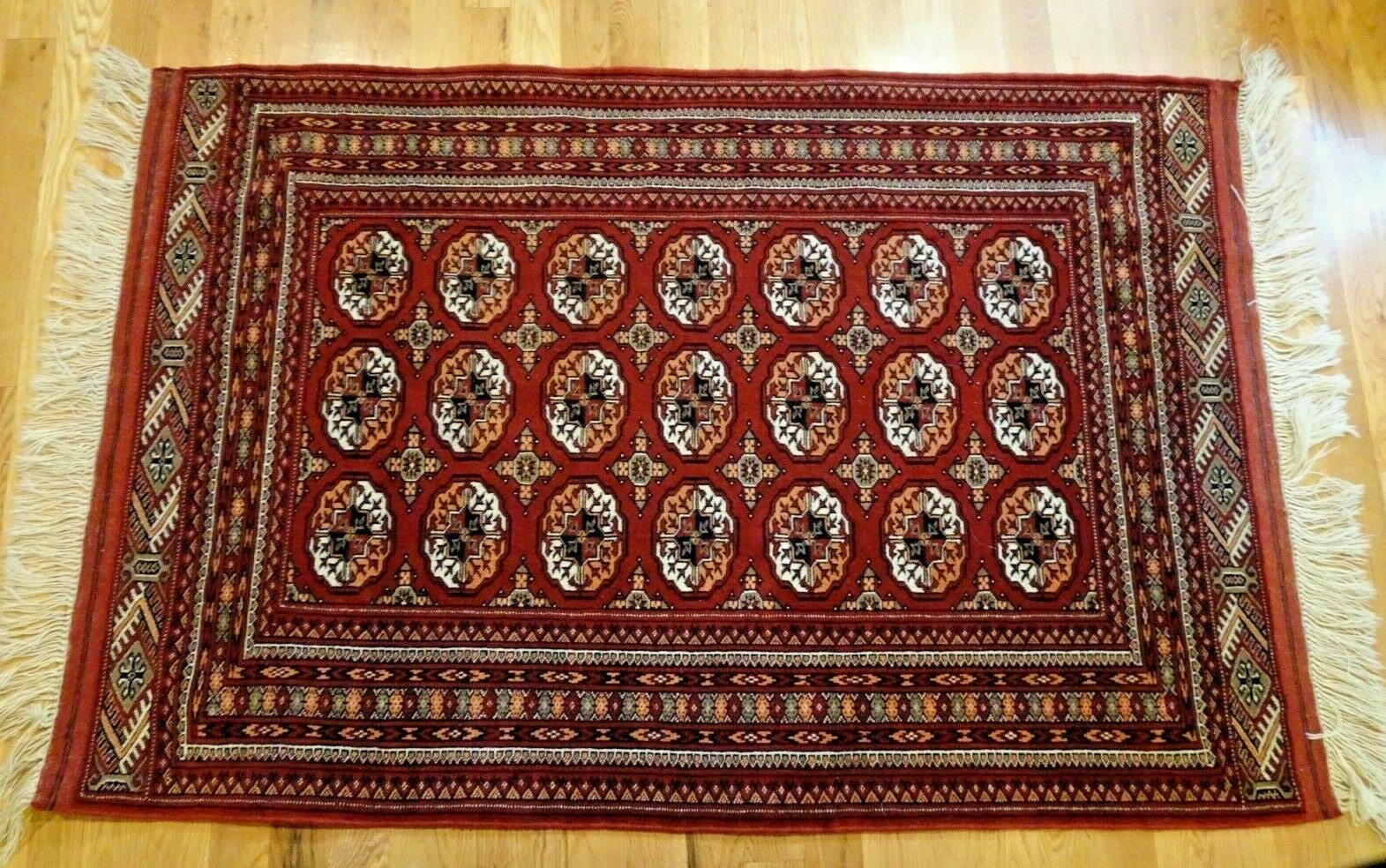Bokhara (Turkey) Hand Knotted Wool Rug 46″ x 71″ (116.84 x 180.34 cm)