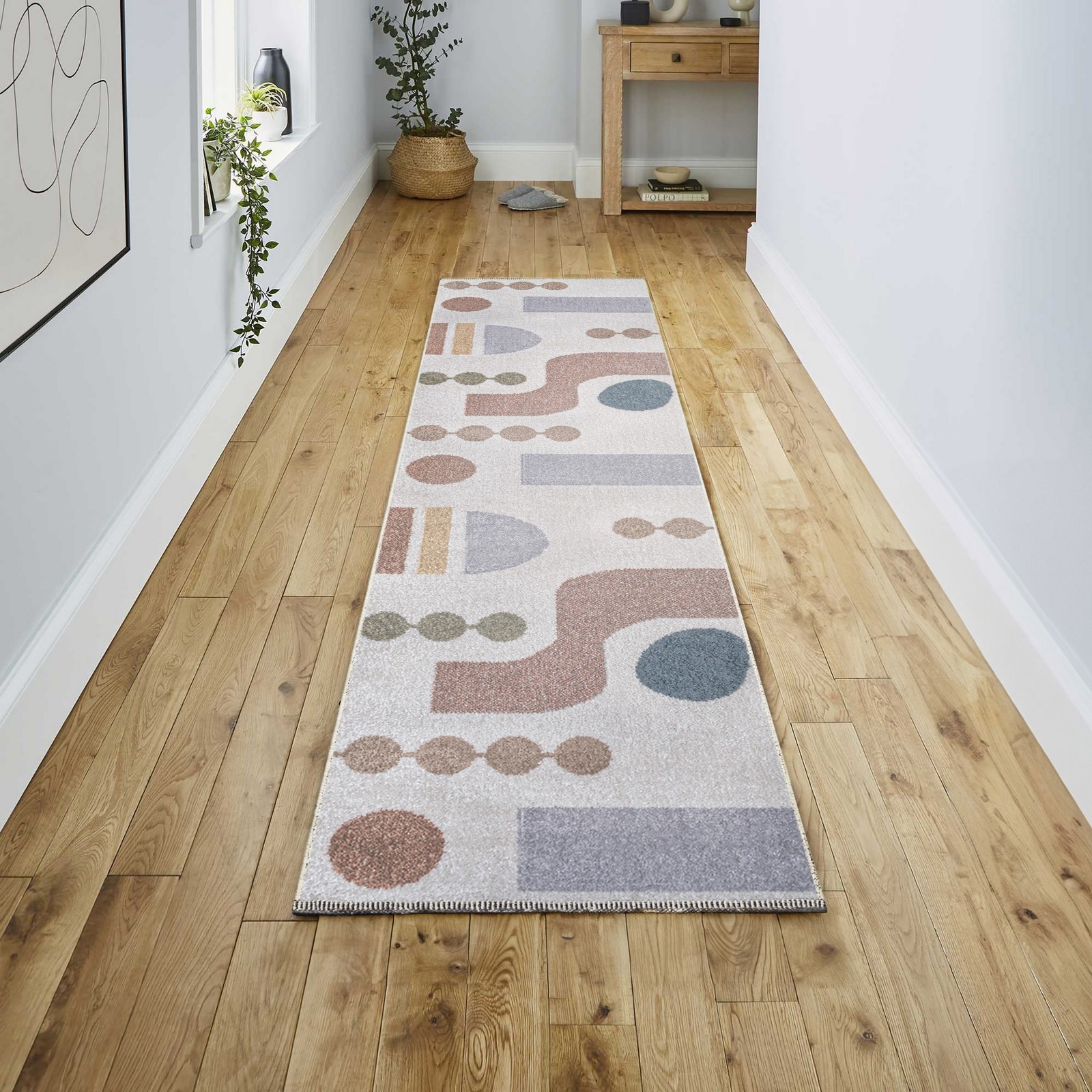 JONATHAN Y WSH308 Riley Abstract Coastal Contemporary Machine Washable Area Rug