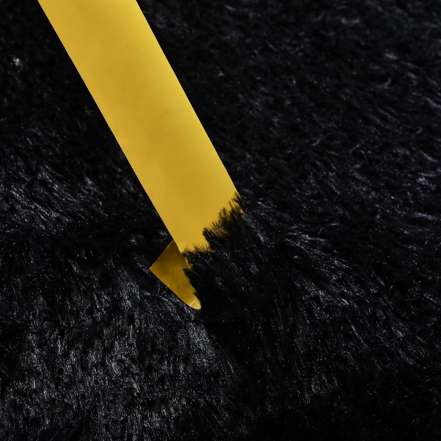 Small Black Area Rug, 2×3 Rug for Bedroom Shaggy Throw Rugs for Dorm Rug, Soft S