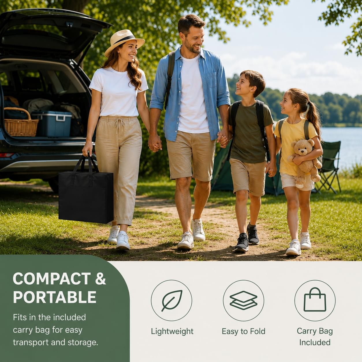 6 SIZES, Reversible Outdoor Rug, Waterproof Foldable Plastic Patio Camping Mat