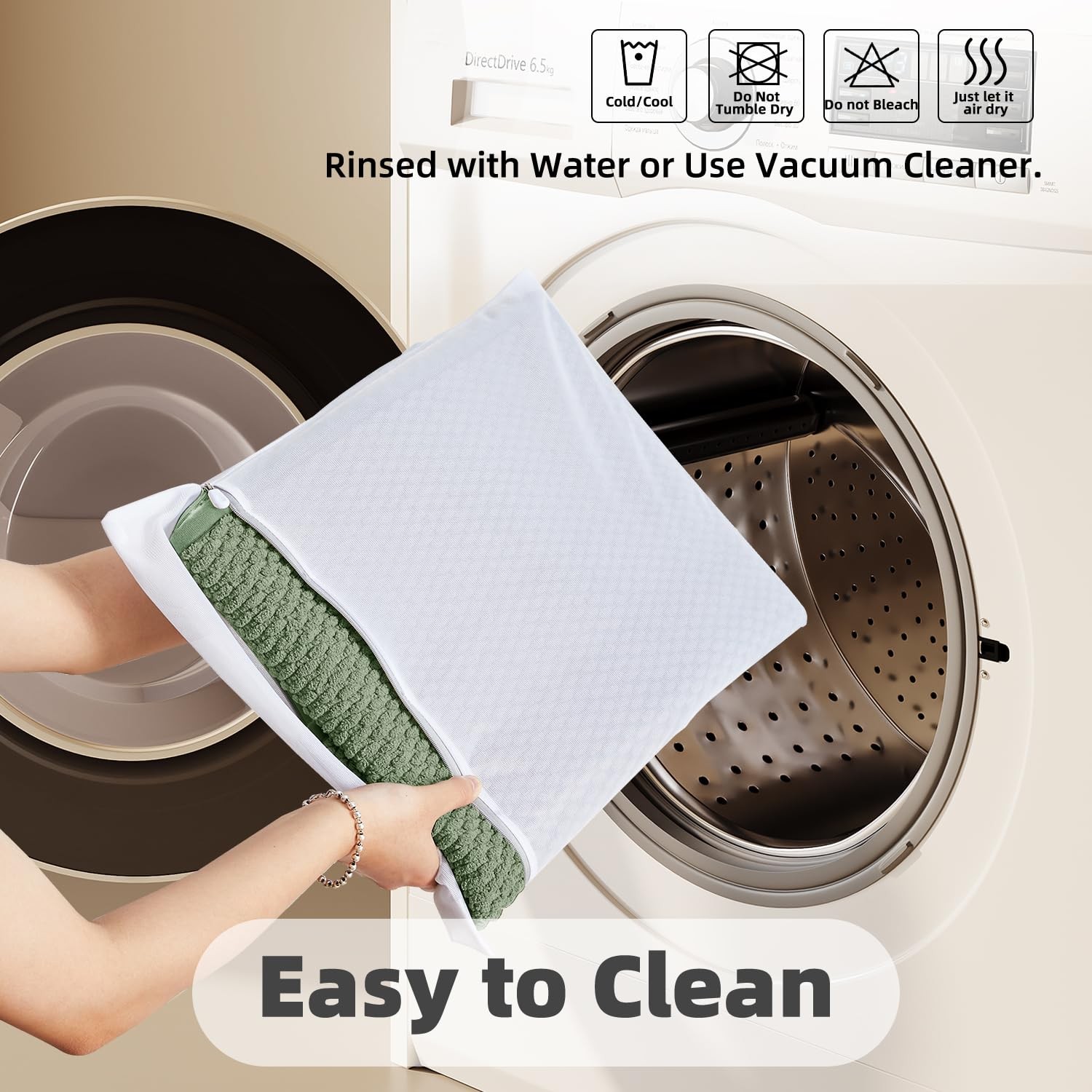 TYUU Large Sage Green Non-Slip Bath Rug – 36″x60″ Washable, Absorbent Mat