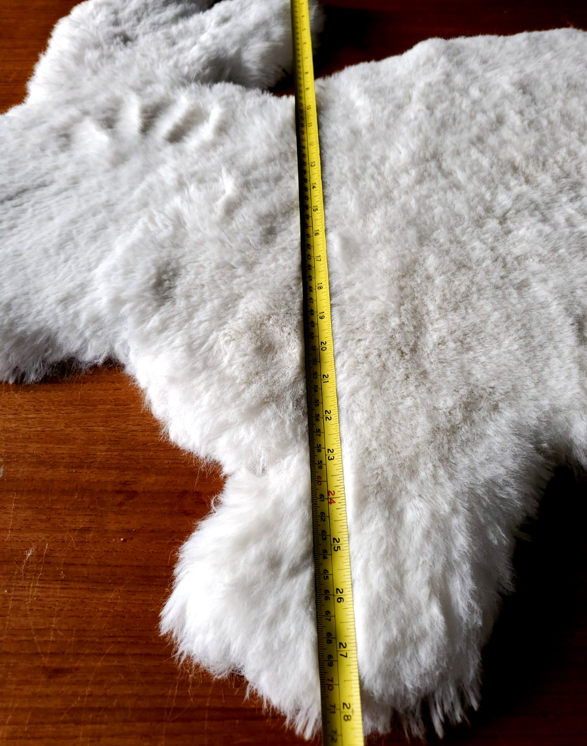 Mon Chateau Faux Fur bunny Rug Luxury Collection Luxe 38×28 white Plush