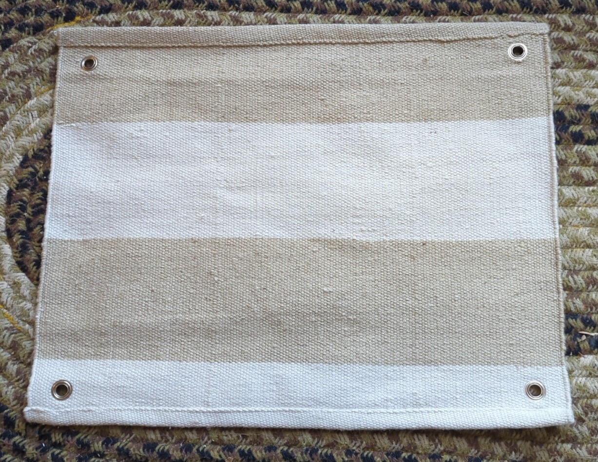Bunny Williams Dash & Albert Handwoven Sample Rug Pet UV Falls Village Cement