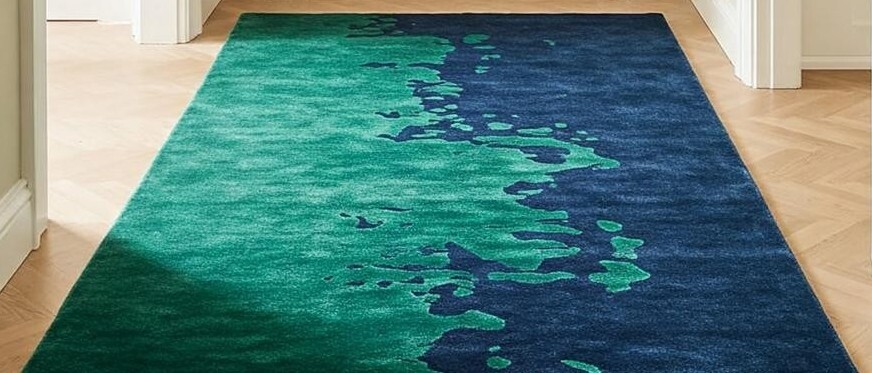 “Midnight Tides” RECTANGULAR SHAPE RUGS FOR LIVING AND BEDROOMS