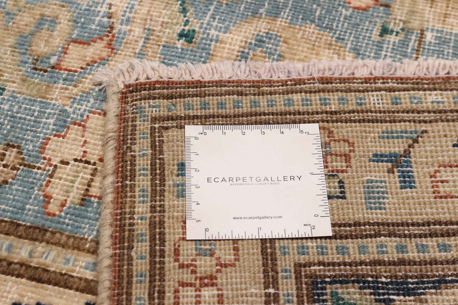 Vintage Hand-Knotted Area Rug 9’11” x 13’4″ Traditional Oriental Wool Carpet