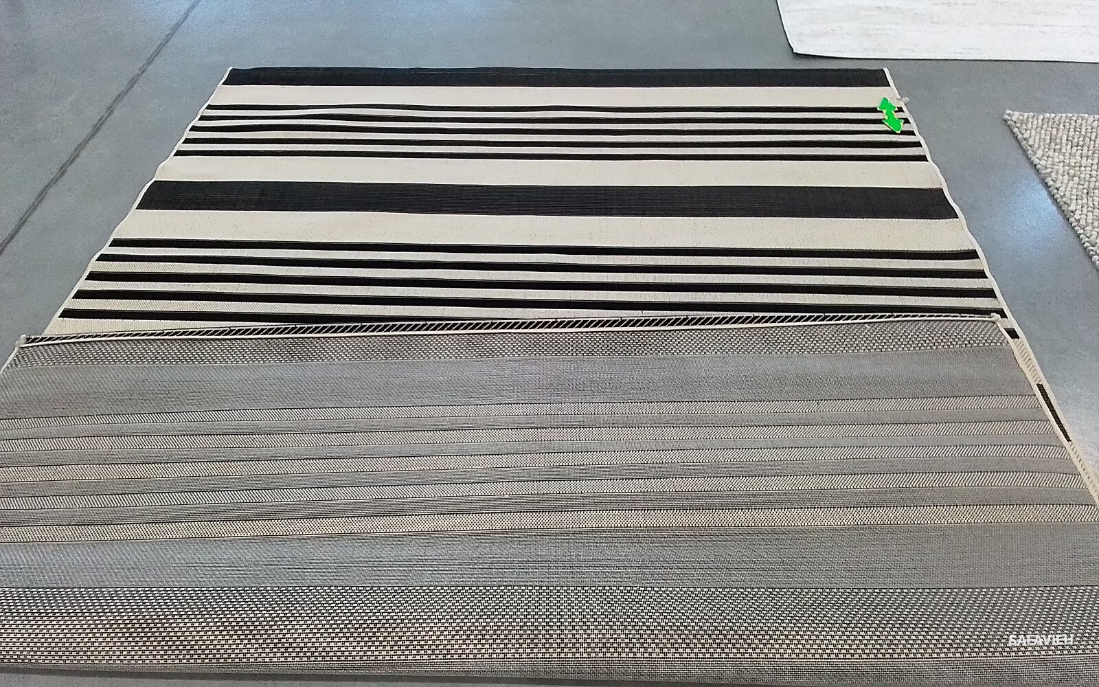 BLACK / BONE 8′-0″ x 10′-0″ Damaged Rug, Reduced Price 1172770930 CY6062-216-810
